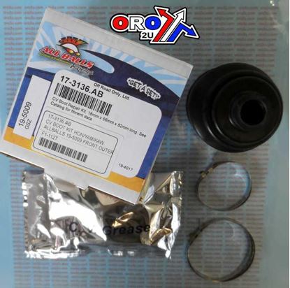 Picture of CV BOOT KIT HON/YAM/KAW ALLBALLS 19-5009 FRONT OUTER