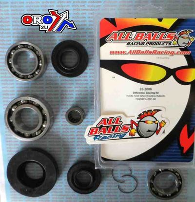 Picture of DIFFERENTIAL KIT ALLBALLS 25-2006 FRONT HONDA
