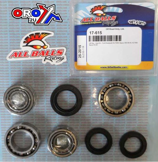 Picture of DIFFERENTIAL KIT FRONT KAW ALLBALLS 25-2015