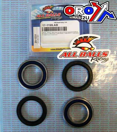 Picture of WHEEL BEARING & SEAL KIT REAR ALLBALL 25-1331 KAW SUZUKI