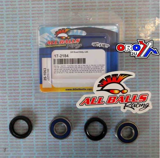 Picture of WHEEL BEARING & SEAL KIT KTM ALLBALLS 25-1063 FRONT Eton