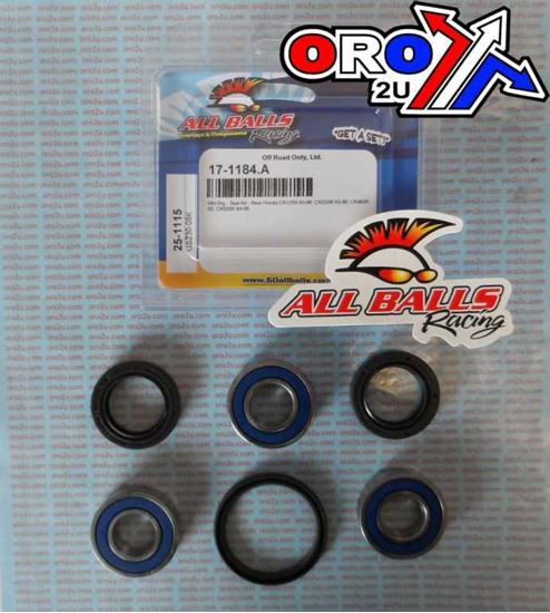 Picture of WHEEL BEARING KIT CR125-500 ALLBALLS 25-1115 HONDA REAR