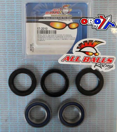 Picture of WHEEL BEARING & SEAL KIT REAR ALLBALLS 25-1122 HONDA SUZUKI