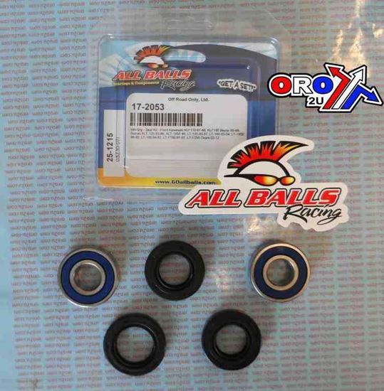 Picture of WHEEL BEARING & SEAL KIT FRONT ALLBALLS 25-1215 KAW SUZ ATV