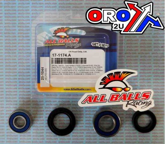 Picture of WHEEL BEARING ALLBALLS 25-1044 FRONT WHEEL YFM250 YFM350 YFZ