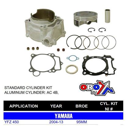 Picture of CYLINDER KIT 04-13 YFZ450 95mm