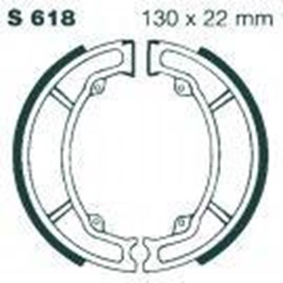 Picture of BRAKE SHOES SET S618