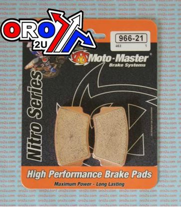 Picture of BRAKE PADS SINTERED NITRO MOTO-MASTER 096621