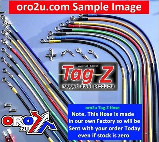 Picture of HOSE REAR BRAKE BLUE / BLK KFX400 03-07,LT-Z400, LT-R450