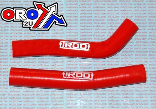 Picture of HOSE KIT TRX450 04-05 HONDA SILICONE RADIATOR RED ATV