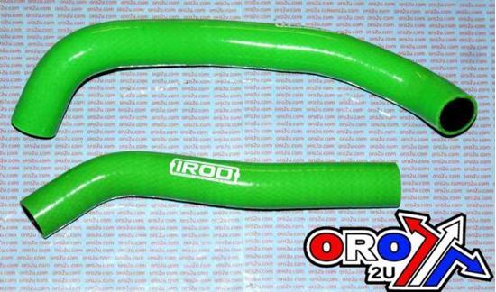 Picture of HOSE KIT KFX400 03-07 KAWASAKI SILICONE RADIATOR GREEN ATV