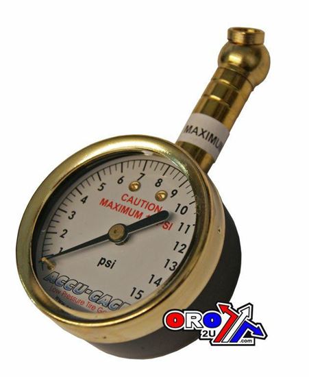 Picture of TYRE PRESSURE GAUGE 15 PSI ACCU-GAGE 15XGA