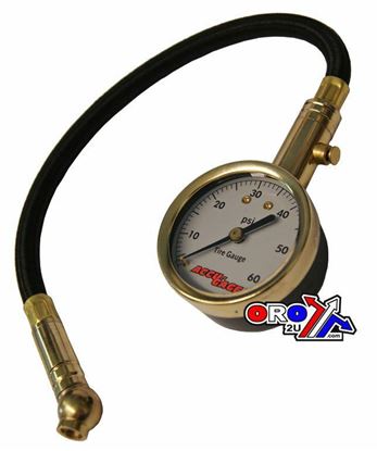 Picture of TYRE PRESSURE GAUGE 60 PSI WITH HOSE & BLEED 45* TIP