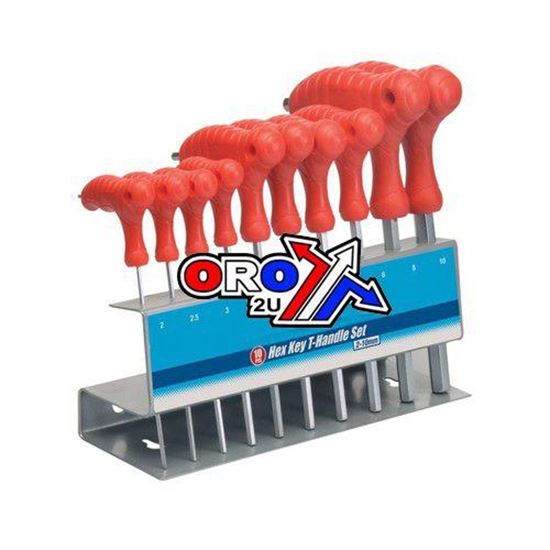 Picture of T HANDLE HEX KEY SET 10pcs.