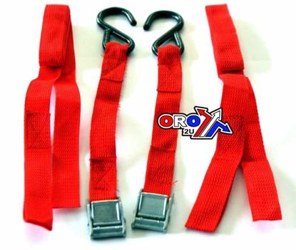 Picture of SMALL/MINI 6FT TIE DOWNS RED