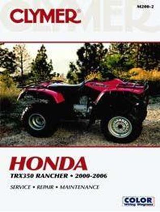 Picture of MANUAL 00-06 TRX350 Rancher CLYMER M200 HONDA ATV