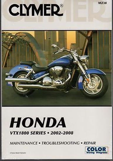 Picture of MANUAL Honda VTX1800 SERIES CLYMER M230 REPAIR Maintenance