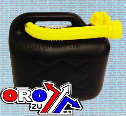 Picture of 5L FUEL CAN WITH SPOUT BLACK