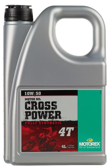 Picture of OIL CROSSPOWER 4T 10/50W 4LT MOTOREX 7300019