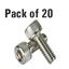 Picture of PK/20 M6x20 SS ALLEN CAP STAINLESS STEEL SCREW