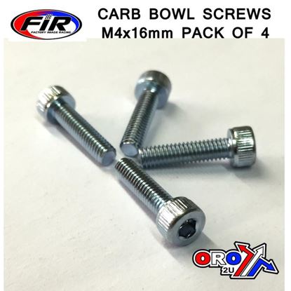 Picture of M4 x 16mm PK/4 CARB FLOAT BOWL SCREWS