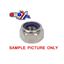 Picture of M10x1.00mm NYLON LOCK NUT BZP SPECIAL PITCH SLIM/THIN 10x17