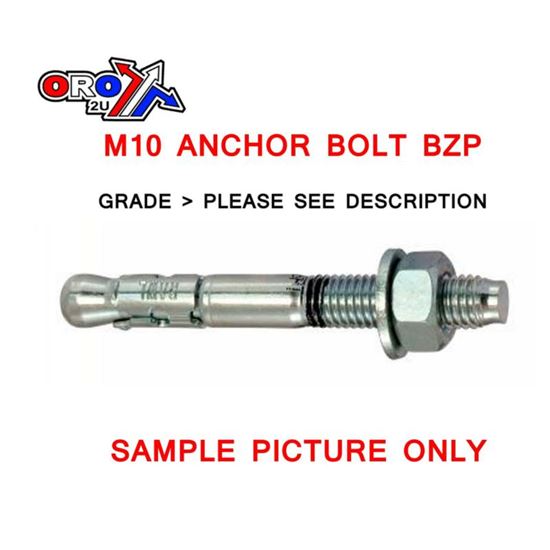 Picture of M10X70 ANCHOR BOLT BZP EACH