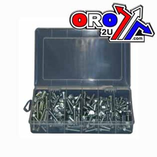 Picture of BOLT SET 150pcs M6 HEAD 8mm LENGTHS 12, 16, 20, 25, 30, 35