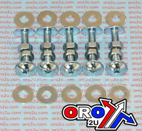 Picture of M6 x 13 SCREW CHROME 10pcs