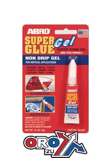 Picture of GEL SUPER GLUE ABRO 2gr. SG-380