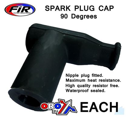 Picture of SPARK PLUG CAP BLACK RUBBER