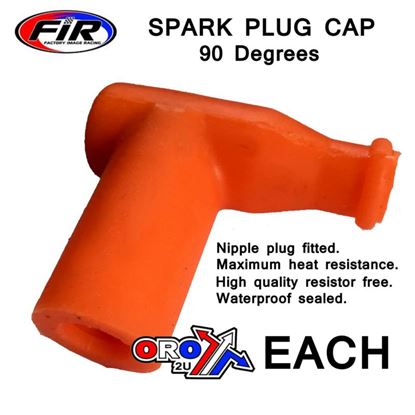 Picture of SPARK PLUG CAP ORANGE RUBBER