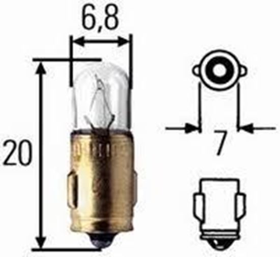 Picture of BULB 6V 1.5W 7mm CAP BA7S