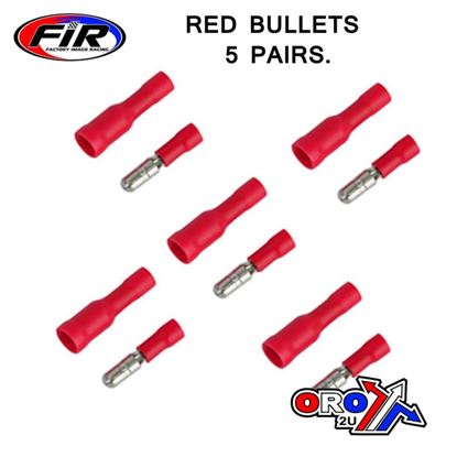 Picture of TERMINAL RED BULLETS 5 PAIRS
