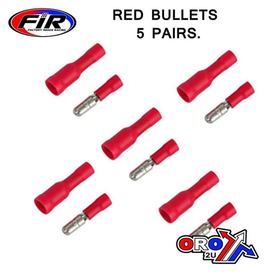 Picture of TERMINAL RED BULLETS 5 PAIRS