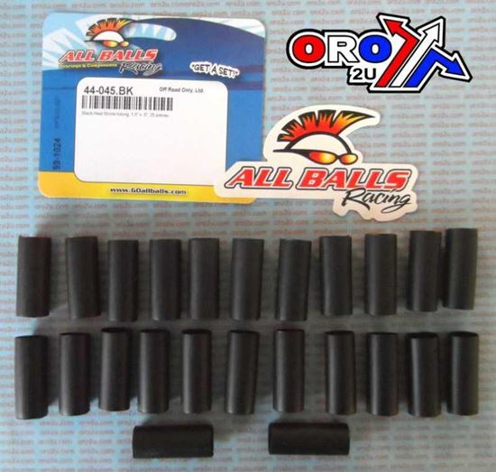 Picture of BLACK HEAT SHRINK PK/25 ALLBALLS 99-1024