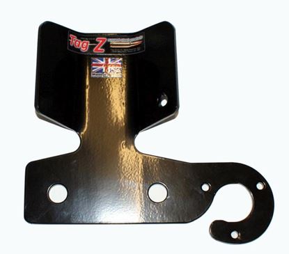Picture of 5MM BUMPER PLATE WITH 1 SOCKET BLACK