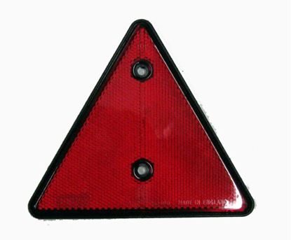 Picture of RED REFLECTIVE TRIANGLE EACH