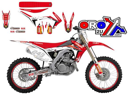 Picture of CRF250 CRF450 TEAM HONDA FULL GARIBOLDI BLACKBIRD 8145R10