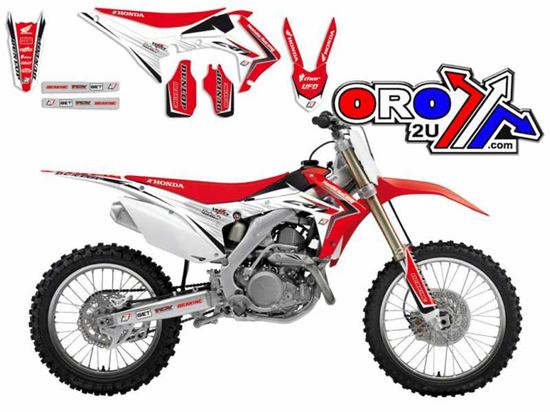 Picture of CRF250 CRF450 TEAM HONDA FULL LINEAR BLACKBIRD FULL KIT 8145