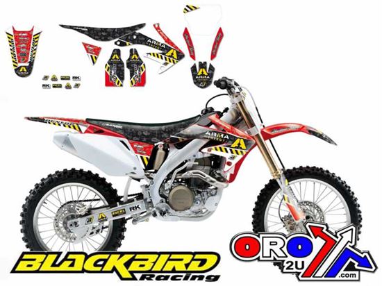 Picture of 05-08 CRF450 ARMA ENERGY BLACKBIRD FULL TEAM KIT 8134F