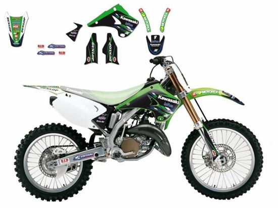 Picture of 03-08 KX12/250 KAWASAKI RACING TEAM 2 BLACKBIRD TEAM KIT 8404R1