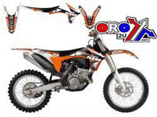 Picture of 11-12 SX/SXF KTM DREAM-2 BLACKBIRD FULL TEAM KIT 8537A