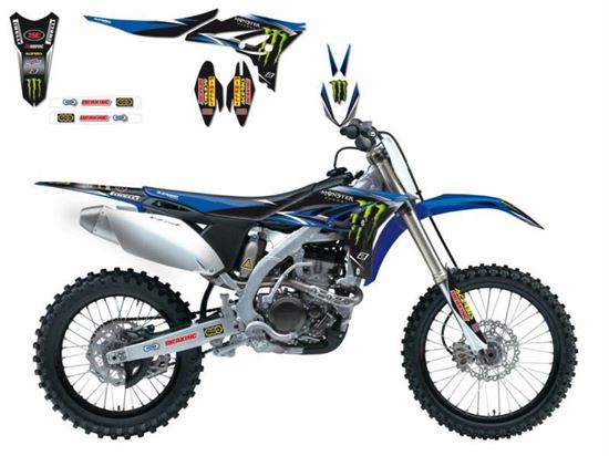 Picture of 10-13 YZF250 MONSTER ENERGY 2 BLACKBIRD FULL TEAM KIT 8239R2