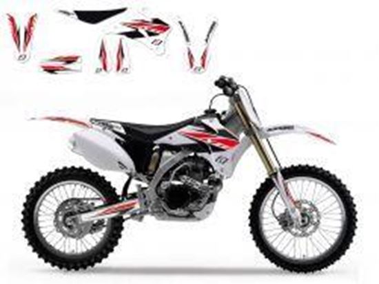 Picture of 06-09 YZF250 450 SUPER WHITE BLACKBIRD FULL TEAM KIT 8235A