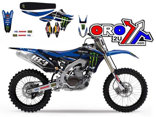 Picture of 10-13 YZF450 MONSTER ENERGY BLACKBIRD FULL TEAM KIT 8240R3