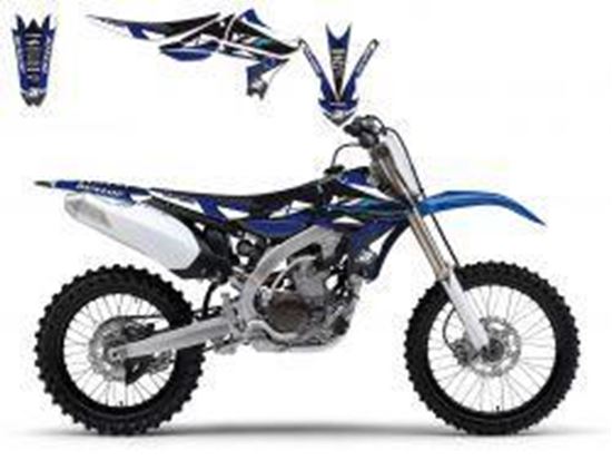 Picture of 10-13 YZF450 TRIBAL SKULL 2 BLACKBIRD TEAM KIT 8240B