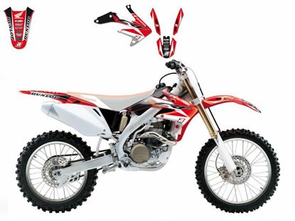 Picture of 05-08 CRF450 DREAM 3 GRAPHIC BLACKBIRD DECAL KIT 2134E