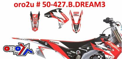 Picture of 07-15 CRF150 DREAM 3 GRAPHIC BLACKBIRD DECAL KIT 2141E