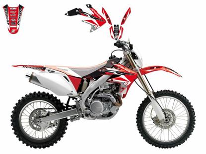 Picture of 04-14 CRF450X DREAM 3 GRAPHIC BLACKBIRD DECAL KIT 2143E